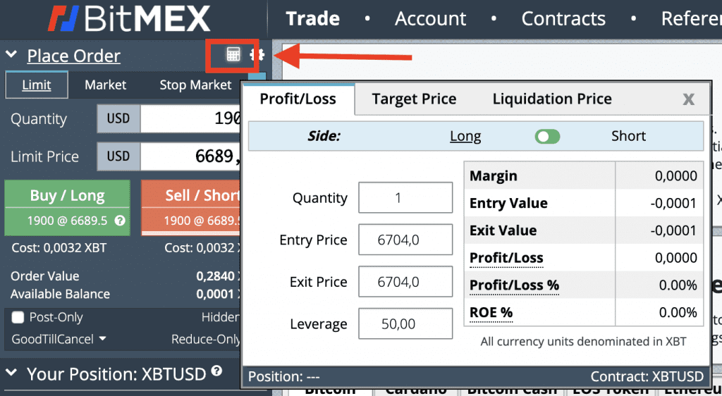 BitMEX Tutorial, BitMEX Test