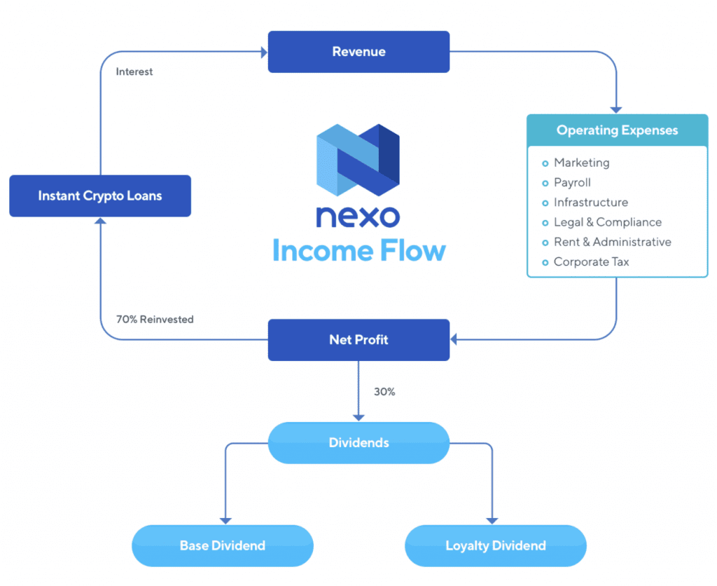 Aufbau des Ökosystems bei NEXO