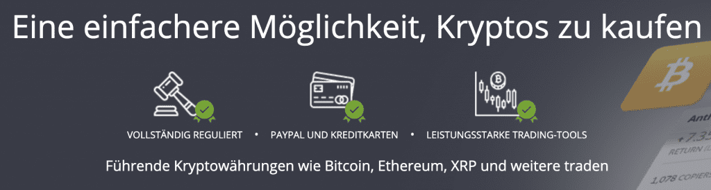 Kryptowährungen auf eToro handeln
